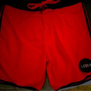 Hot topic IT penny wise lover loser board shorts men size large red